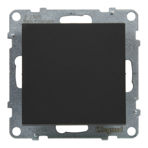LEGRAND - ŁĄCZNIK SCHODOWY 10AX 250V ZACISKI AUTOMATYCZNE CZARNY SUNO - 721406