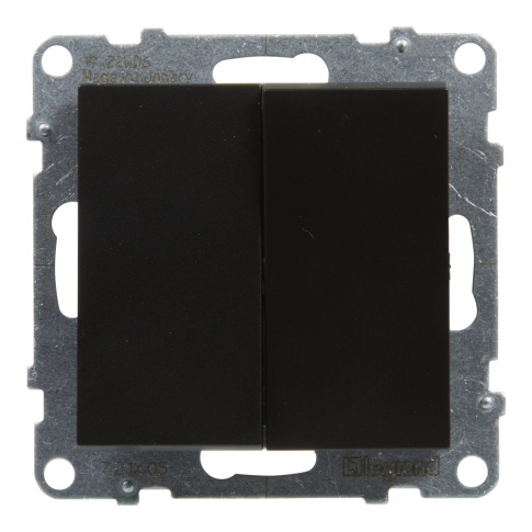 LEGRAND - ŁĄCZNIK ŚWIECZNIKOWY 10 AX 250V ZACISKI AUTOMATYCZNE CZARNY SUNO - 721405