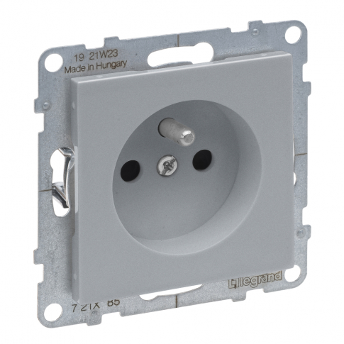 LEGRAND - GNIAZDO 2P+Z - 16 A - 250 V~ - ZACISKI ŚRUBOWE  ALUMINIUM SUNO - 721385