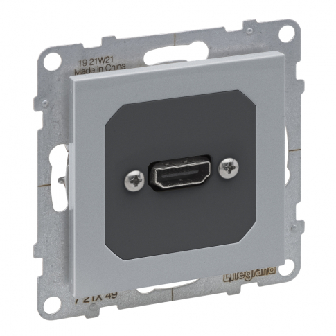 LEGRAND - GNIAZDO HDMI - 1.4 ALUMINIUM SUNO - 721349