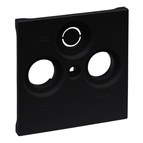 LEGRAND - PLAKIETKA TV-R-SAT 30MM CZARNY  SUNO - 721474