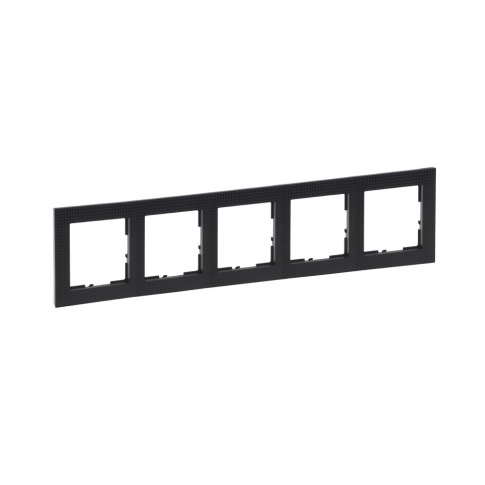 LEGRAND - RAMKA - 5X WZORZYSTA CZERŃ  SUNO - 721575