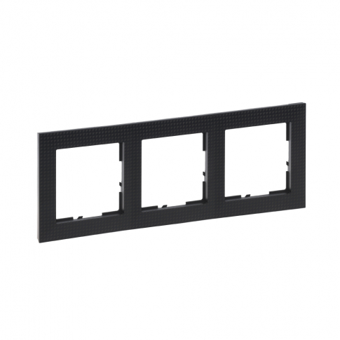 LEGRAND - RAMKA - 3X WZORZYSTA CZERŃ  SUNO - 721573
