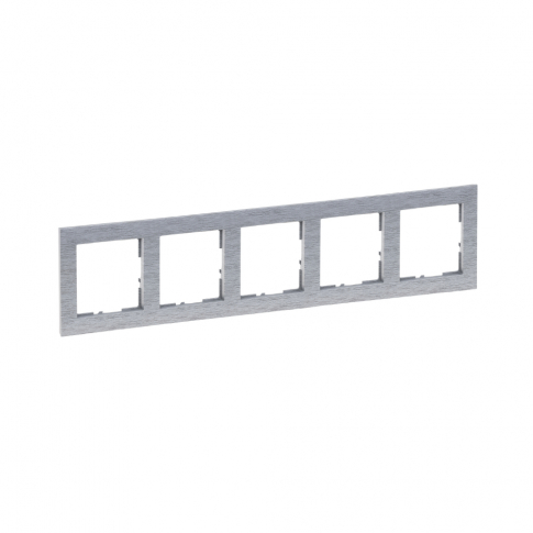 LEGRAND - RAMKA - 5X ALUMINIUM SZCZOTKOWANE SUNO - 721565