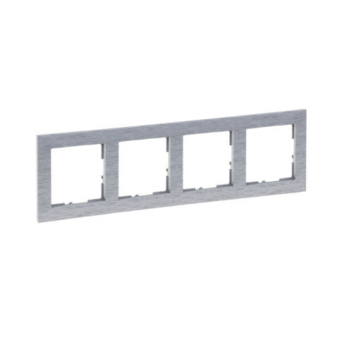 LEGRAND - RAMKA - 4X ALUMINIUM SZCZOTKOWANE SUNO - 721564