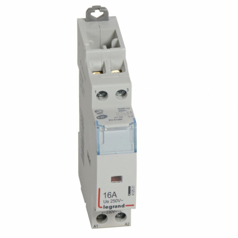 LEGRAND - STYCZNIK MODUŁOWY 16A AC1 2 BIEGUNY 1NO-1NC STEROWANIE 230V AC SM416 - 412521