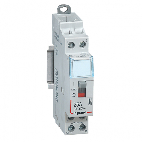 LEGRAND - STYCZNIK MODUŁOWY 25A AC1 2 BIEGUNY 2NO STEROWANIE 230V AC STEROWANIE MANUALNE SM425 - 412544