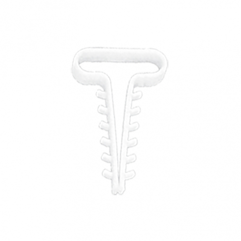 ELEKTROPLAST OPATÓWEK - UCHWYT SZYBKIEGO MONTAŻU PŁASKI USMP-6 6X2,5MM BIAŁY /100SZT/ - 16.6