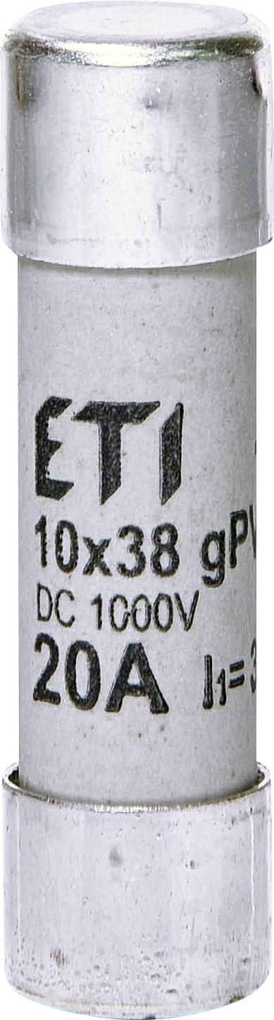 ETI - WKŁADKA TOPIKOWA CYLINDRYCZNA PV CH10X38 GPV 20A/1000V DC - 002625085