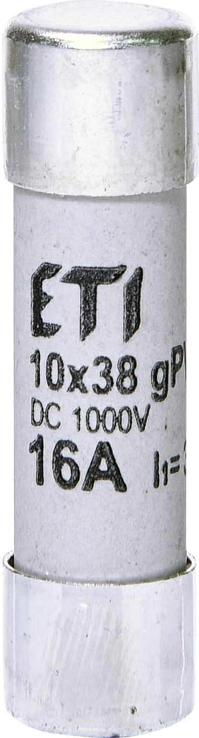 ETI - WKŁADKA TOPIKOWA CYLINDRYCZNA PV CH10X38 GPV 16A/1000V DC - 002625081