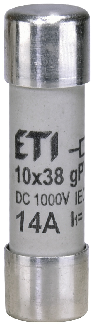 ETI - WKŁADKA TOPIKOWA CYLINDRYCZNA PV CH10X38 GPV 14A/1000V DC - 002625079