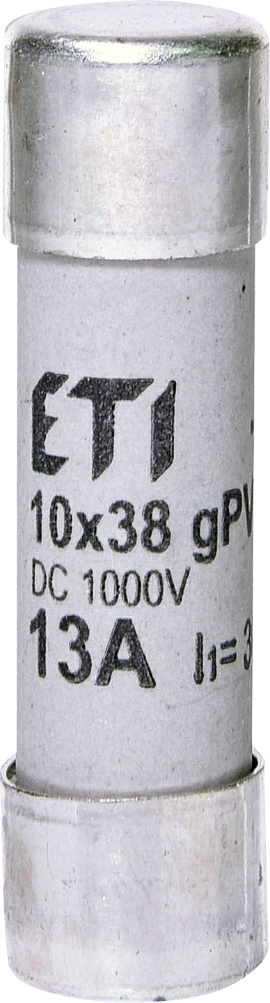 ETI - WKŁADKA TOPIKOWA CYLINDRYCZNA PV CH10X38 GPV 13A/1000V DC - 002625078