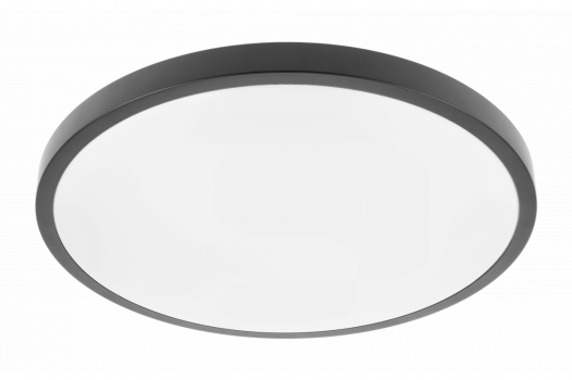 GTV - PLAFONIERA LED 32W 2560LM 4000K IP54 400MM CZARNA ATOL - LD-ATOL32W-NW-10