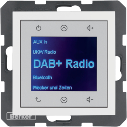 HAGER - B.x Radio Touch DAB+ biały połysk - 29848989