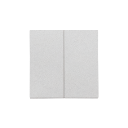 KONTAKT SIMON - Klawisz podwójny do: SZP2M, SZW2M; Aluminium mat Simon 55 - TKZW2/X/143