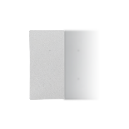 KONTAKT SIMON - Klawisz połówkowy bez piktogramu do produktów elektronicznych; Aluminium mat Simon 55 - TKE20/143