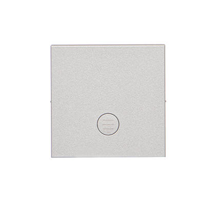 KONTAKT SIMON - Klawisz pojedynczy z oczkiem do: SW1M, SW6M, SW7M, SP1M; Aluminium mat Simon 55 - TKW1L/143