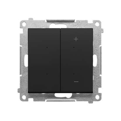 KONTAKT SIMON - DIMMER RGB – Ściemniacz do pasków RGBW, sterowany smartfonem (moduł); Czarny mat Simon 55 - TESRGB1W.01/149