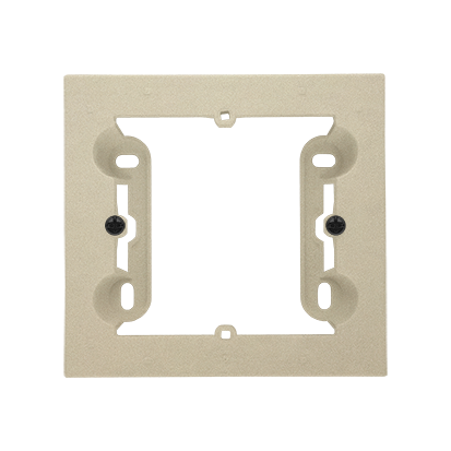 KONTAKT SIMON - Puszka natynkowa 1-krotna do ramek LINE/DUO. Wyokość: 40mm; Szampański mat Simon 55 - TPN1/144
