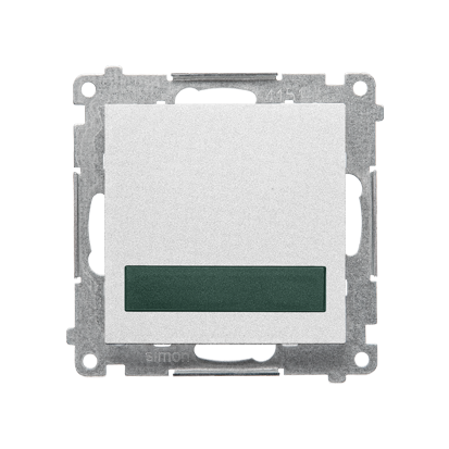 KONTAKT SIMON - Sygnalizator świetlny LED – światło zielone (moduł) 230 V~; Biały mat Simon 55 - TESS3.01/111