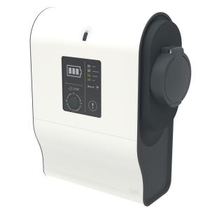 LEGRAND - STACJA ŁADOWANIA POJAZDÓW ELEKTRYCZNYCH, 1F, 7,4KW, MODE 3, IP44, IK08, Z ZABEZPIECZENIEM 6MA DC, Z MODUŁEM KOMUNIKACJI I RFID - 059006