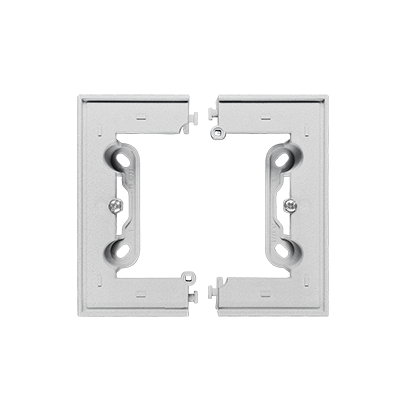 KONTAKT SIMON - Puszka natynkowa pojedyncza, składana do ramek LINE/DUO – Wysokość: 40 mm. (1 szt. TSC/.. = 2 elementy); Aluminium mat Simon 55 - TSC/143