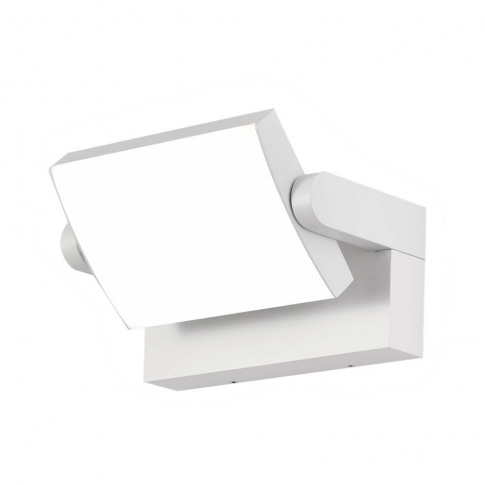 V-TAC - 17W Lampa ścienna LED / Barwa:4000K / Obudowa: Biała / Kwadratowa - 2935
