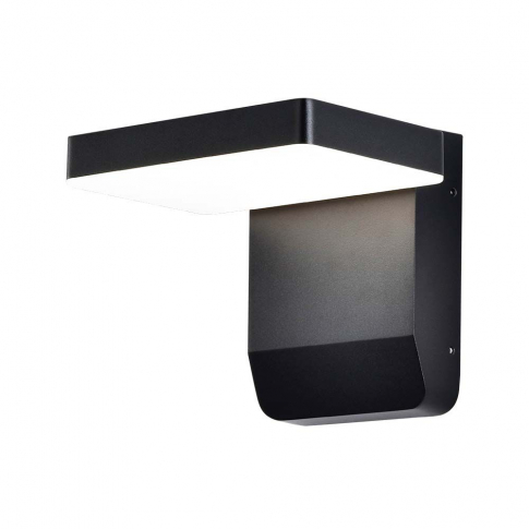 V-TAC - 17W Lampa ścienna LED / Barwa:4000K / Obudowa: Czarna / Kwadratowa - 2945