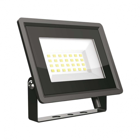 V-TAC - 20W Naświetlacz LED / Seria: F-Class / Barwa:4000K / Obudowa: Czarna - 6738