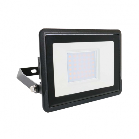 V-TAC - 30W Naświetlacz LED SMD z mufą kablową / Chip SAMSUNG / Barwa:3000K / Obudowa: Czarna - 20310