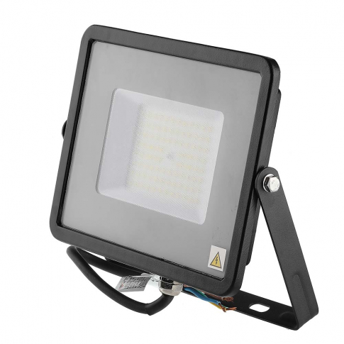 V-TAC -  50W Naświetlacz LED SMD / Chip SAMSUNG / Barwa:4000K / Obudowa: Czarna  / Wydajność: 115lm/w - 21760