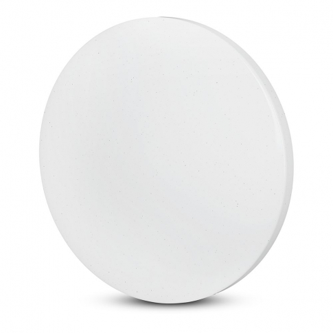 V-TAC - 36W Plafon LED DOME / Średnica: 450 /  Klosz: Efekt gwiazdek / Barwa:3w1 - 217608