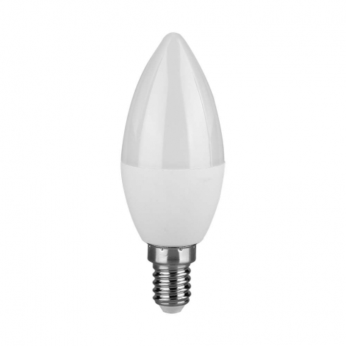 V-TAC - 4.5W Żarówka LED C35 / Barwa:3000K / Trzonek: E14 - 2142151