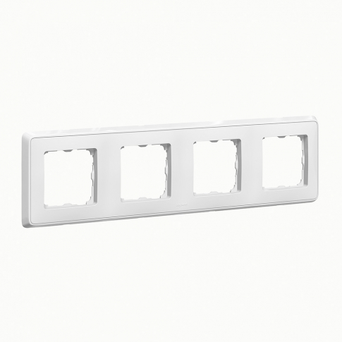 LEGRAND - RAMKA POCZWÓRNA POZIOM/PION BIAŁY CARIVA - 773654