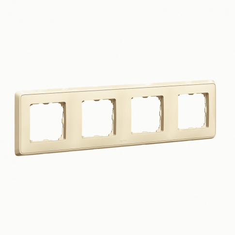 LEGRAND - RAMKA POCZWÓRNA POZIOM/PION KREMOWY CARIVA - 773754