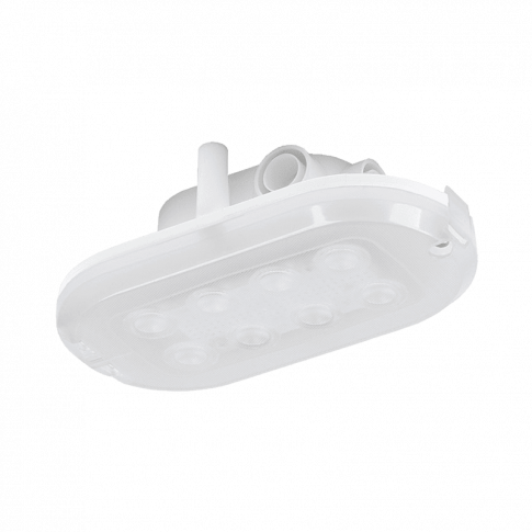 LENA LIGHTING - PLAFONIERA TECHNICZNA LED 4.7W 450LM 4000K IP44 KANAŁOWA OVAL BASIC - 233623