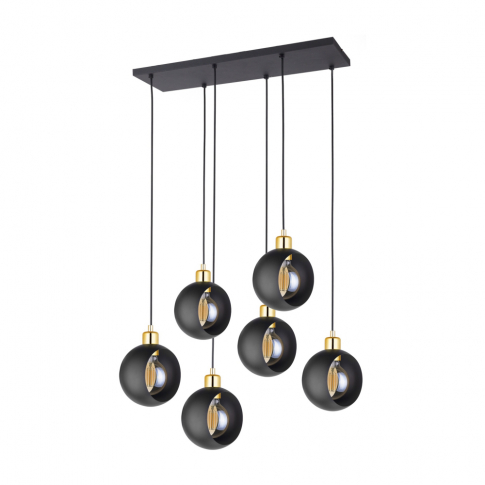 TK-LIGHTING SP. Z O.O. - CYKLOP LAMPA WISZĄCA 6 PŁ CZ/PAT LISTWA - 2756