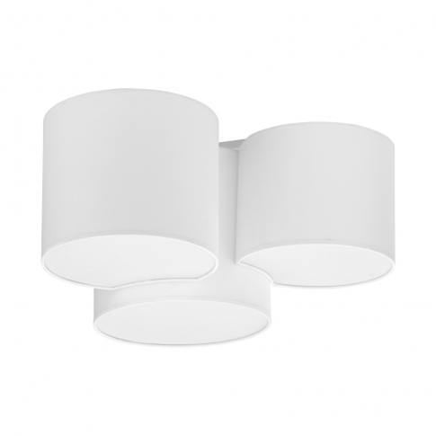 TK-LIGHTING SP. Z O.O. - MONA WHITE LAMPA SUFITOWA 3 PŁ - 3441