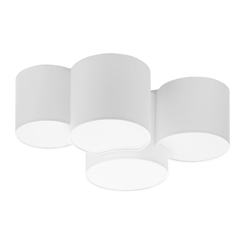 TK-LIGHTING SP. Z O.O. - MONA WHITE LAMPA SUFITOWA 4 PŁ - 3442