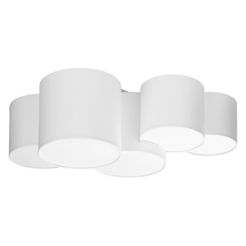 TK-LIGHTING SP. Z O.O. - MONA WHITE LAMPA SUFITOWA 5 PŁ - 3443