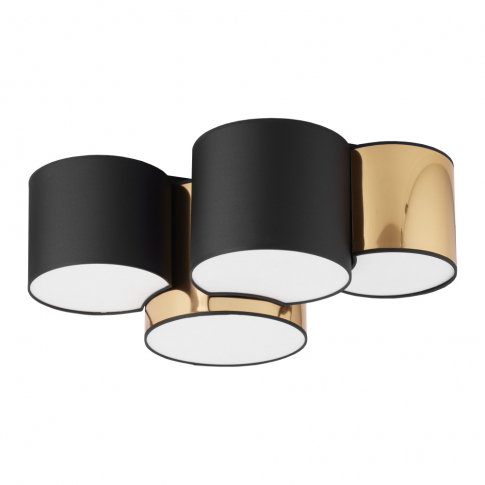 TK-LIGHTING SP. Z O.O. - MONA GOLD LAMPA SUFITOWA 4 PŁ - 3446