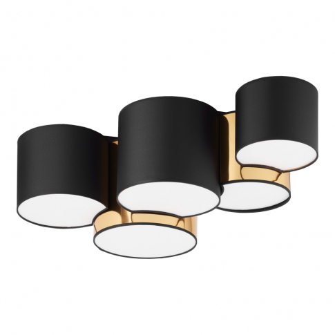 TK-LIGHTING SP. Z O.O. - MONA GOLD LAMPA SUFITOWA 5 PŁ - 3447