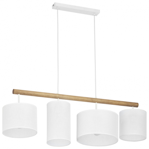 TK-LIGHTING SP. Z O.O. - DEVA WHITE LAMPA WISZĄCA 4 PŁ - 4106
