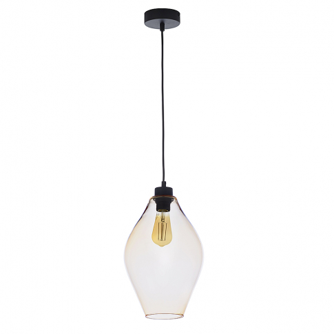 TK-LIGHTING SP. Z O.O. - TULON LAMPA WISZĄCA 1 PŁ BURSZTYN - 4191