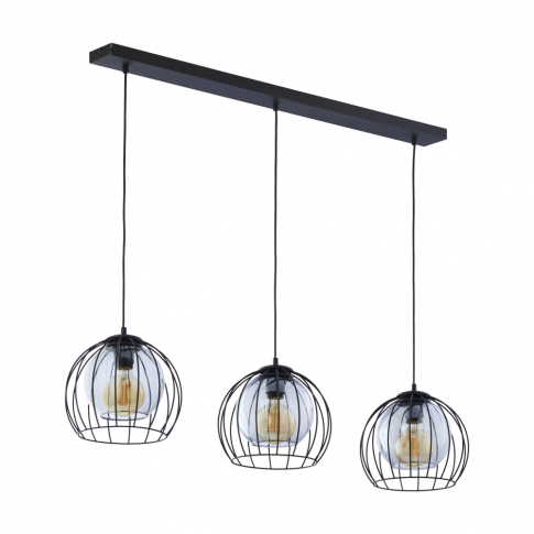 TK-LIGHTING SP. Z O.O. - UNIVERSO BLACK LAMPA WISZĄCA 3 PŁ - 4483