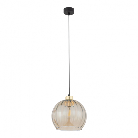 TK-LIGHTING SP. Z O.O. - DEVI AMBER LAMPA WISZĄCA 1 PŁ 250 - 4636