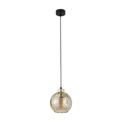 TK-LIGHTING SP. Z O.O. - DEVI AMBER LAMPA WISZĄCA 1 PŁ 180 - 4645