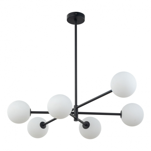 TK-LIGHTING SP. Z O.O. - SARIUS BLACK LAMPA SUFITOWA 6 PŁ WYSOKA - 4732
