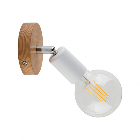 TK-LIGHTING SP. Z O.O. - SIMPLY WOOD LAMPA SUFITOWA 1 PŁ WHITE - 4745