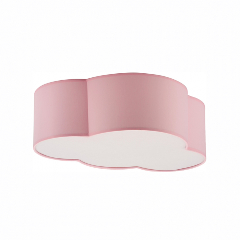 TK-LIGHTING SP. Z O.O. - CLOUD LAMPA SUFITOWA RÓŻOWY PASTELOWY MINI 2 PŁ  - 6075
